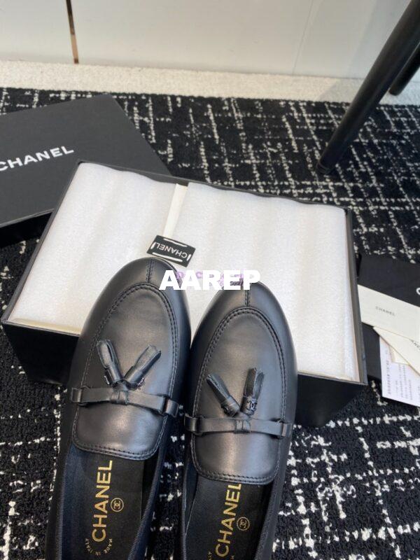Replica Chanel 24C Calfskin Moccasin Loafer with Tassels G45407 25