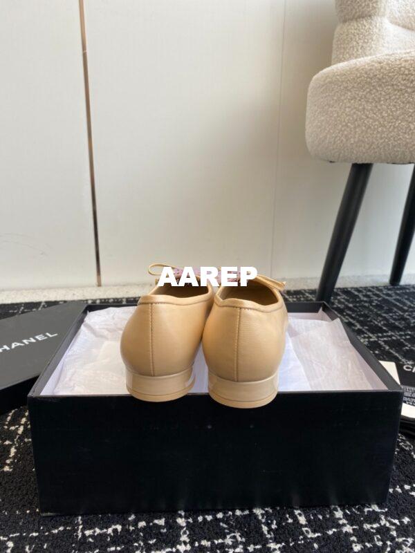 Replica Chanel Vintage Ballerina in Lambskin with Square Toe 1990 13