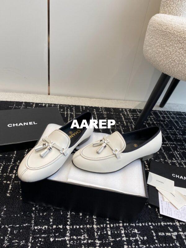 Replica Chanel 24C Calfskin Moccasin Loafer with Tassels G45407 28