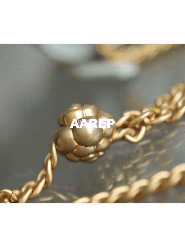 Replica Chanel 23C Mini Vanity With Camellia Crush Charm Chain in Lambskin AP3300 Cloud Blue 10