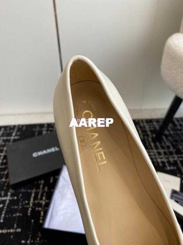 Replica Chanel Vintage Ballerina in Lambskin with Square Toe 1990 30