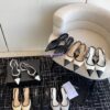 Replica Chanel Vintage Ballerina in Lambskin with Square Toe 1990