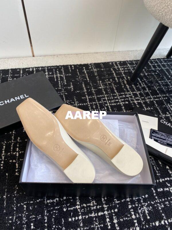 Replica Chanel Vintage Ballerina in Lambskin with Square Toe 1990 32