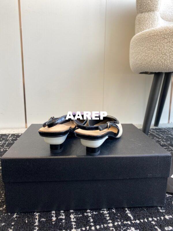 Replica Chanel 24C Coco Slingback Patent Calfskin with Tip Toe G45376 7