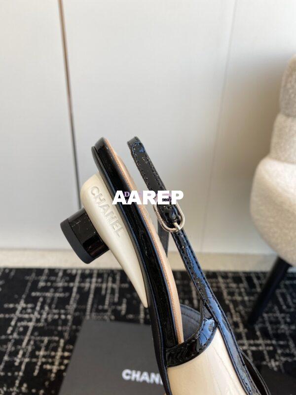 Replica Chanel 24C Coco Slingback Patent Calfskin with Tip Toe G45376 11