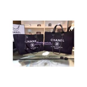 Replica Chanel Toile Shopping Bag Denim