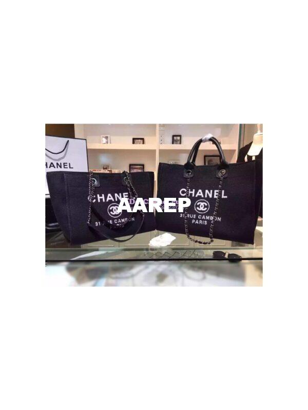 Replica Chanel Toile Shopping Bag Denim