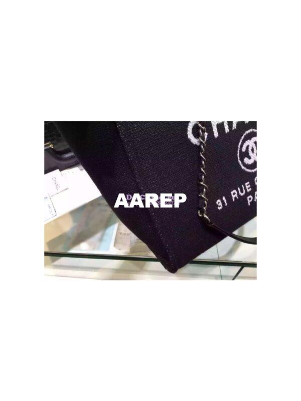 Replica Chanel Toile Shopping Bag Denim 7