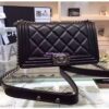 Replica Chanel Le boy Lambskin Bag White