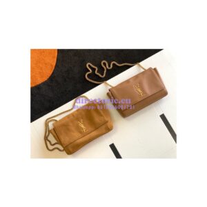 Replica YSL Saint Laurent Kate Medium Reversible In Suede And Smooth Leather 553804 Tan 2