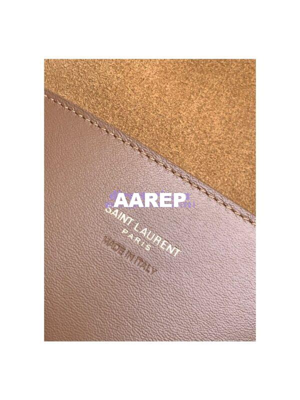 Replica YSL Saint Laurent Kate Medium Reversible In Suede And Smooth Leather 553804 Tan 9