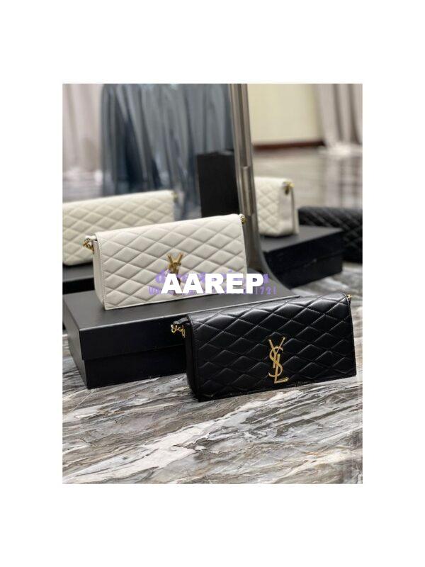 Replica YSL Saint Laurent Kate 99 Supple In Quilted Lambskin Black 676628 3