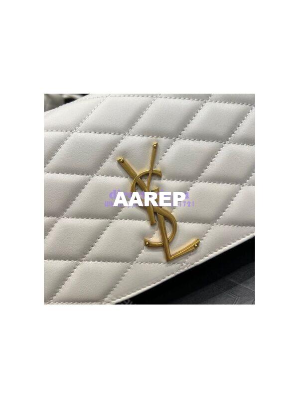 Replica YSL Saint Laurent Kate 99 Supple In Quilted Lambskin White 676628 8