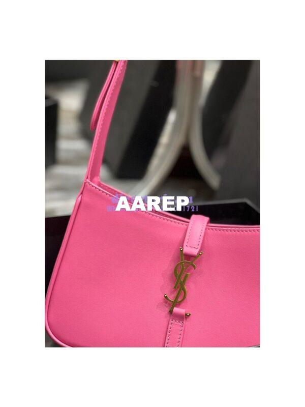 Replica YSL Saint Laurent Le 5 à 7 hobo bag in Pink calfskin Smooth leather 5