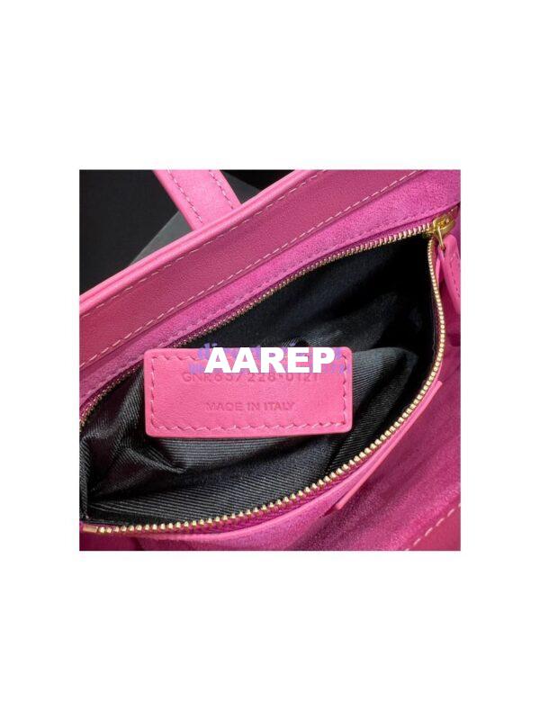 Replica YSL Saint Laurent Le 5 à 7 hobo bag in Pink calfskin Smooth leather 15