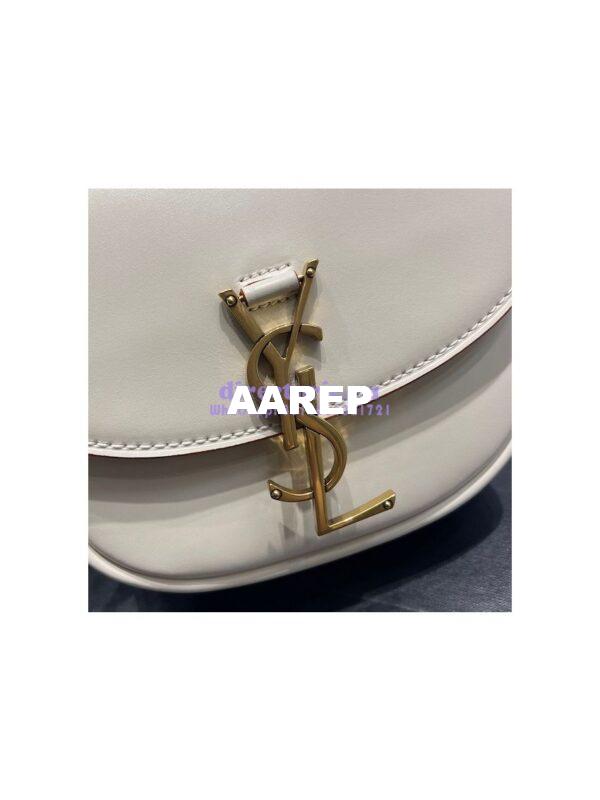 Replica Saint Laurent YSL Kaia Satchel In Smooth Vintage Leather 619740 Milk 7