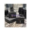 Replica Saint Laurent YSL Kaia Satchel In Print Suede 619740 Brun 2