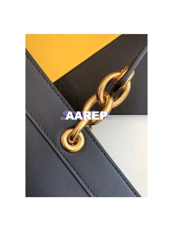 Replica YSL Saint Laurent Maillon Cabas Calfskin Leather Tote 669593 Black 7