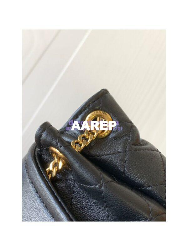 Replica YSL Saint Laurent Mini Nolita In Lambskin 672738 Black 6