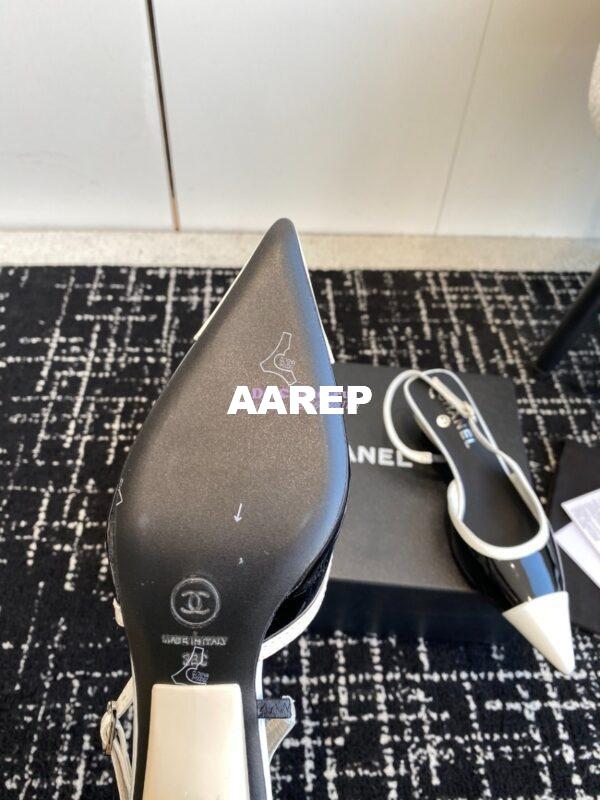 Replica Chanel 24C Coco Slingback Patent Calfskin with Tip Toe G45376 20