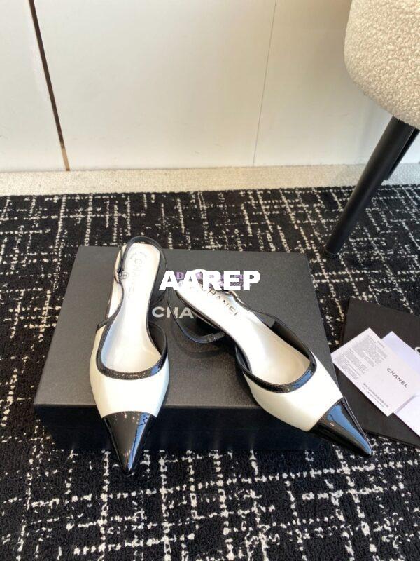 Replica Chanel 24C Coco Slingback Patent Calfskin with Tip Toe G45376 23