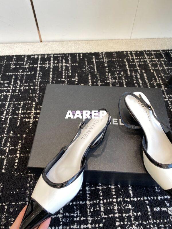Replica Chanel 24C Coco Slingback Patent Calfskin with Tip Toe G45376 25