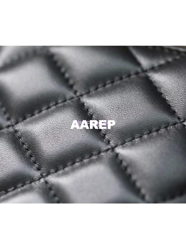 Replica Chanel 23C Camellia Crush Wallet On Chain Lambskin  AP3297 Black 5