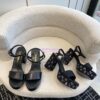 Replica Chanel 24C Coco Slingback Tweed & Patent Calfskin with Tip Toe G45376