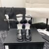 Replica Chanel Grosgrain & Diamanté Sandals 90 mm G45365