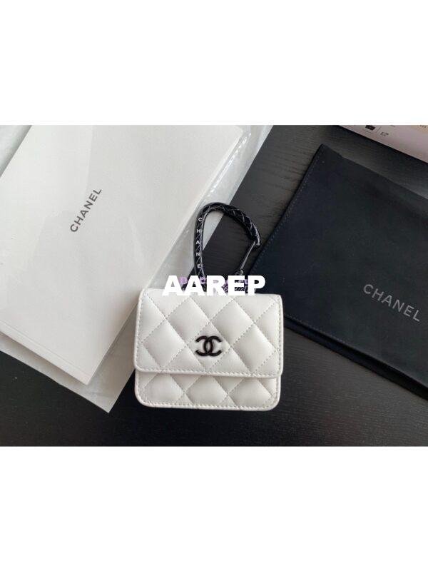 Replica Chanel Jewel Hook Card Holder AP2397 White 3