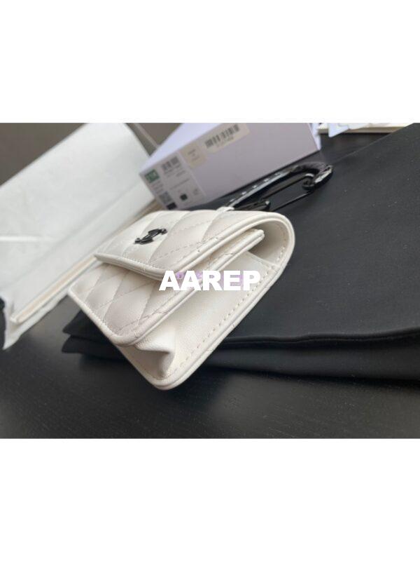 Replica Chanel Jewel Hook Card Holder AP2397 White 6