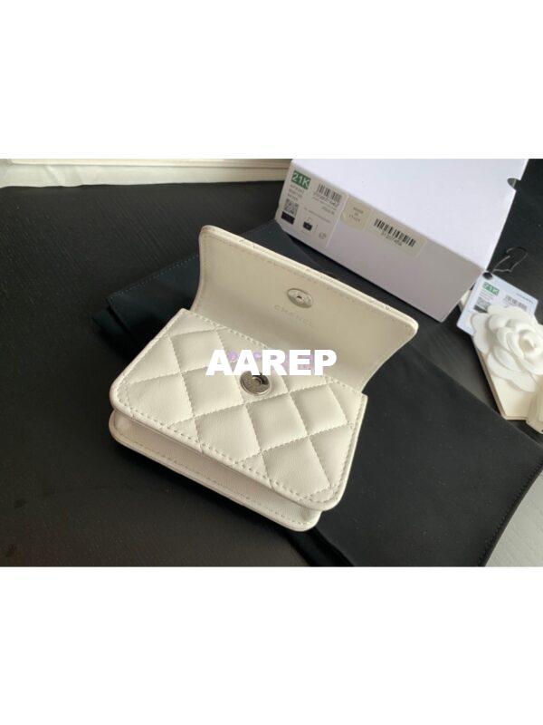 Replica Chanel Jewel Hook Card Holder AP2397 White 11