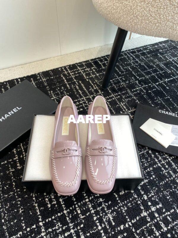Replica Chanel Moccasins Patent Calfskin G45409 3