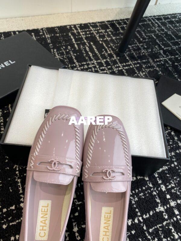Replica Chanel Moccasins Patent Calfskin G45409 5