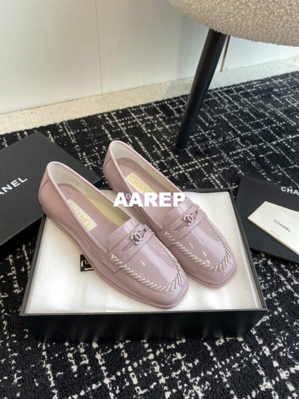 Replica Chanel Moccasins Patent Calfskin G45409 8
