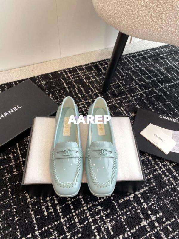 Replica Chanel Moccasins Patent Calfskin G45409 12