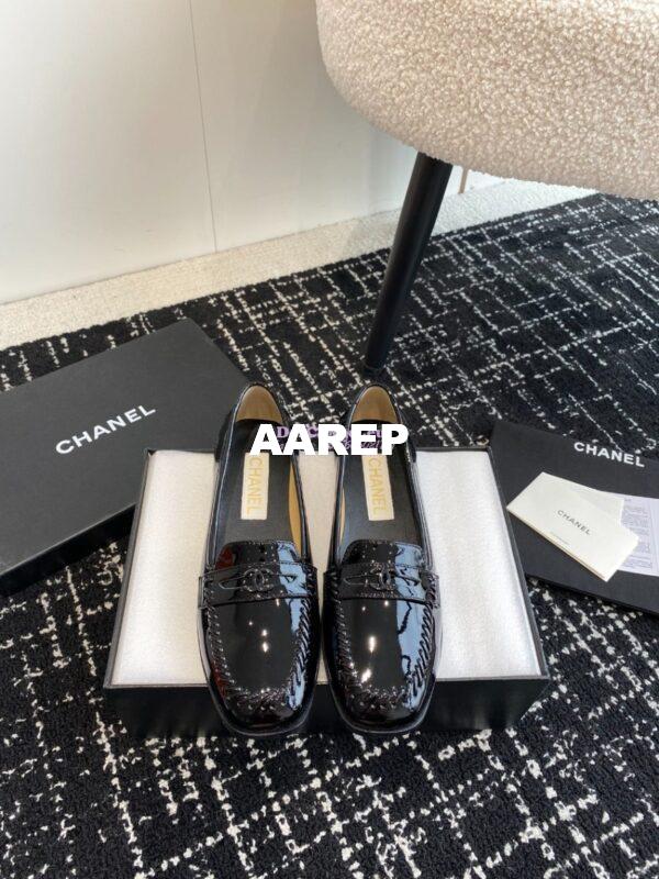 Replica Chanel Moccasins Patent Calfskin G45409 21