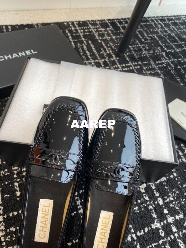 Replica Chanel Moccasins Patent Calfskin G45409 22