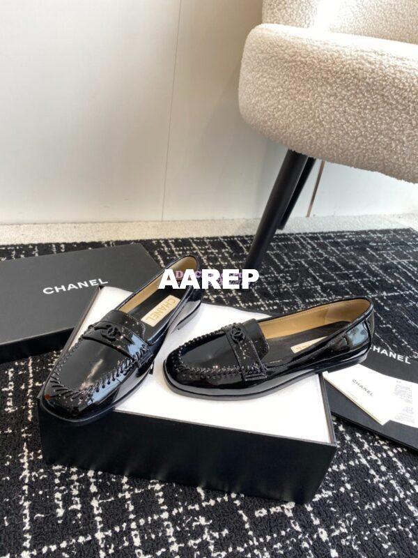 Replica Chanel Moccasins Patent Calfskin G45409 25