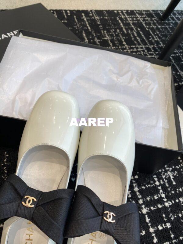 Replica Chanel Mary Jane Calfskin & Grosgrain Heel 60mm G45356 7