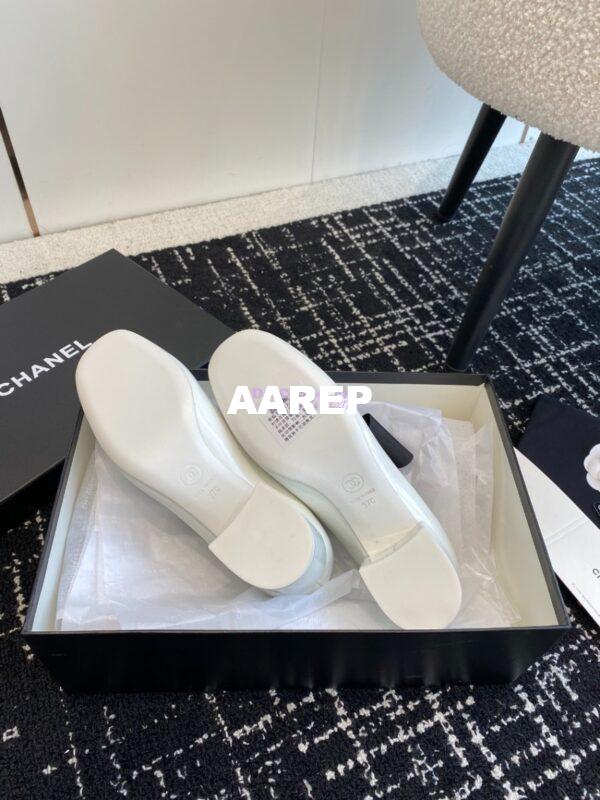 Replica Chanel Mary Jane Calfskin & Grosgrain Heel 60mm G45356 10