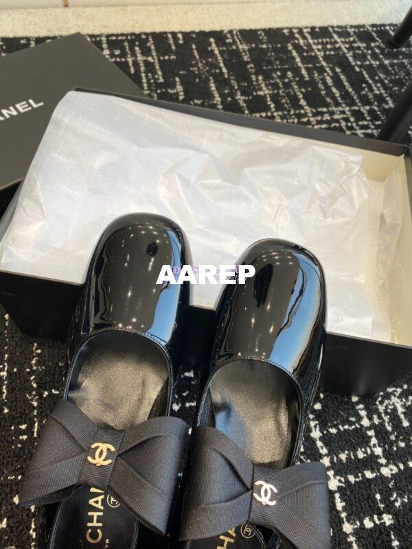 Replica Chanel Mary Jane Calfskin & Grosgrain Heel 60mm G45356 14