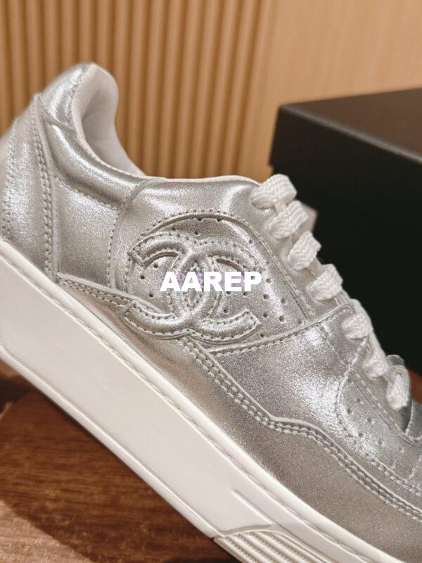 Replica Chanel Metallic Calfskin Trainer G45079 3
