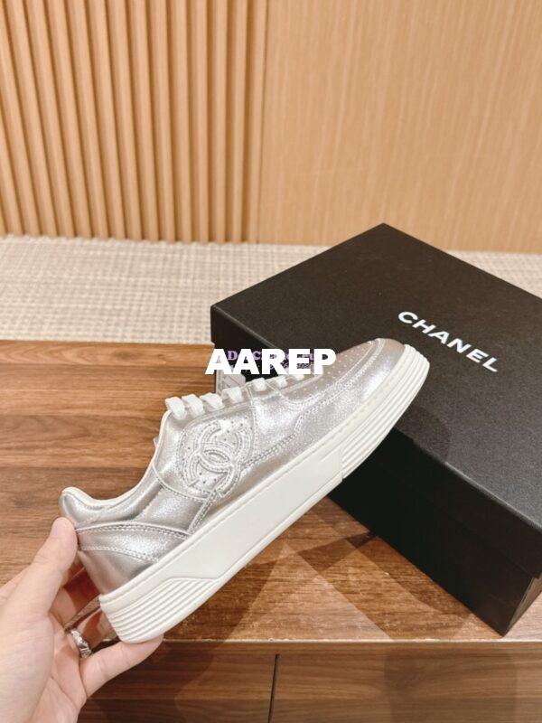 Replica Chanel Metallic Calfskin Trainer G45079 4