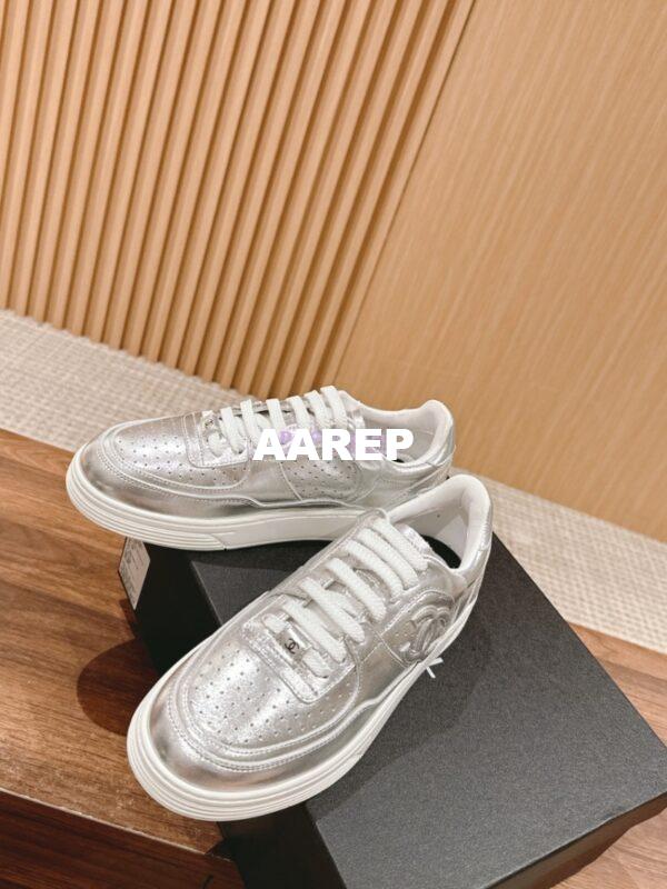 Replica Chanel Metallic Calfskin Trainer G45079 5
