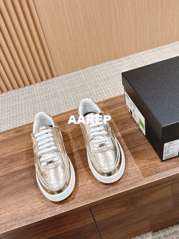 Replica Chanel Metallic Calfskin Trainer G45079 10