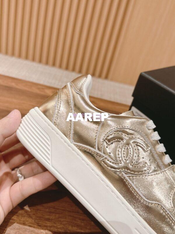 Replica Chanel Metallic Calfskin Trainer G45079 13