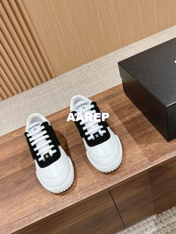 Replica Chanel 24C Trainers Suede and Calfskin G38740 12