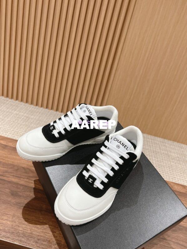Replica Chanel 24C Trainers Suede and Calfskin G38740 13