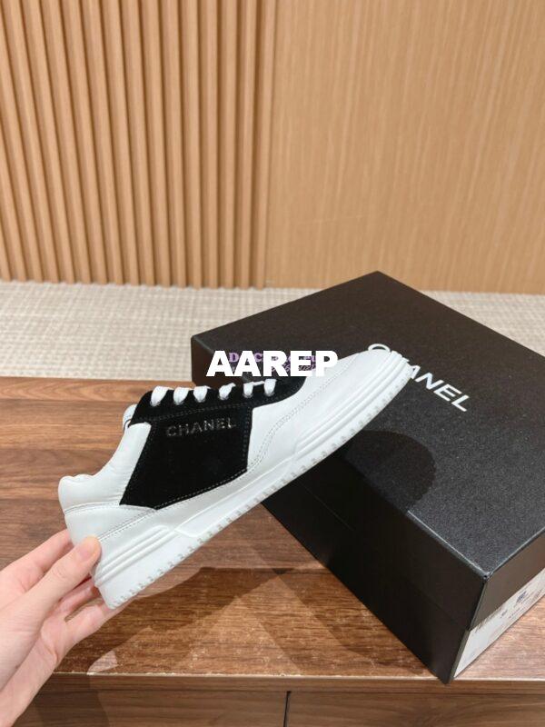 Replica Chanel 24C Trainers Suede and Calfskin G38740 15